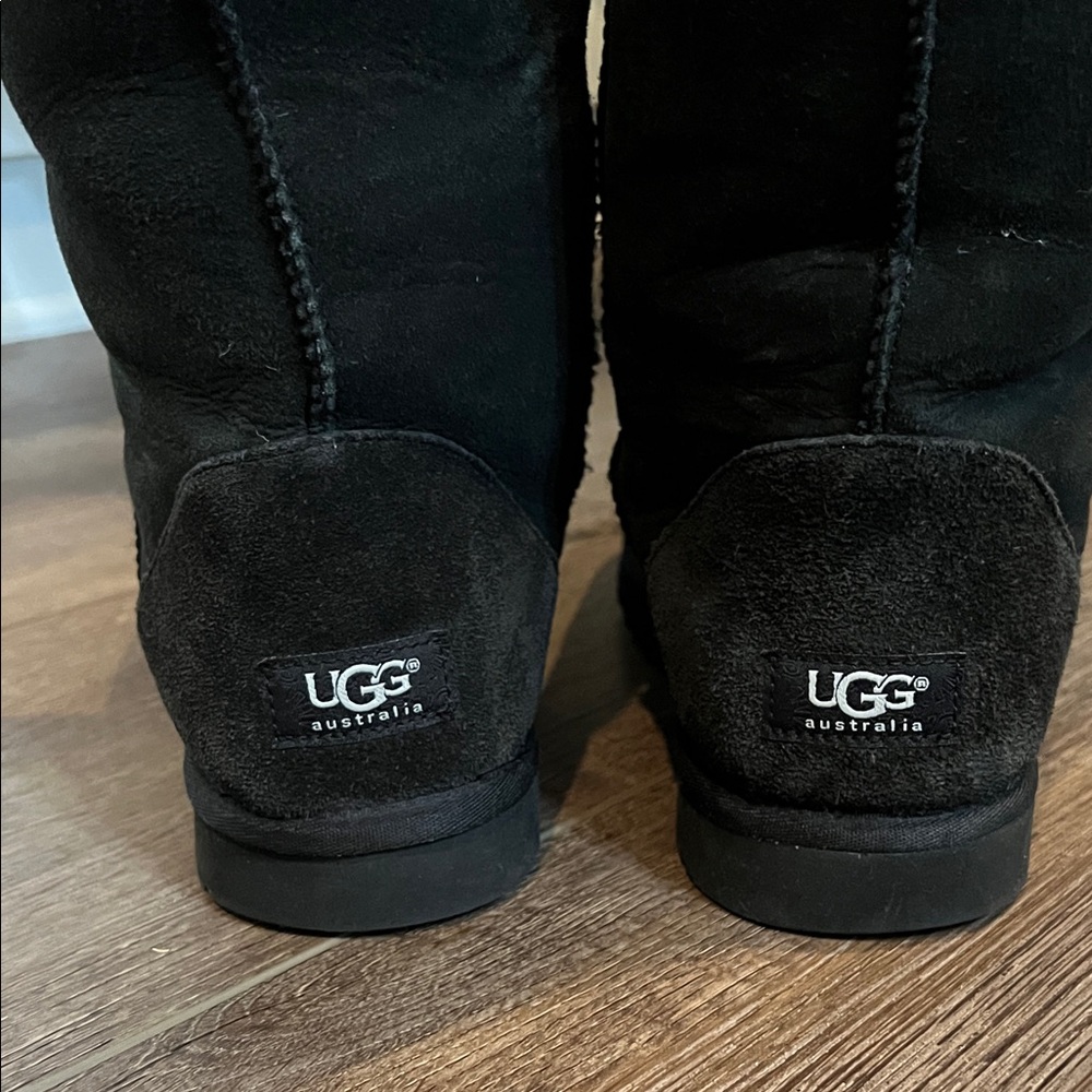 UGG Classic Black Suede Footwear